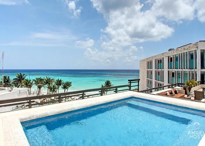 Beachfront Penthouse Oceanview Rooftop And Pool