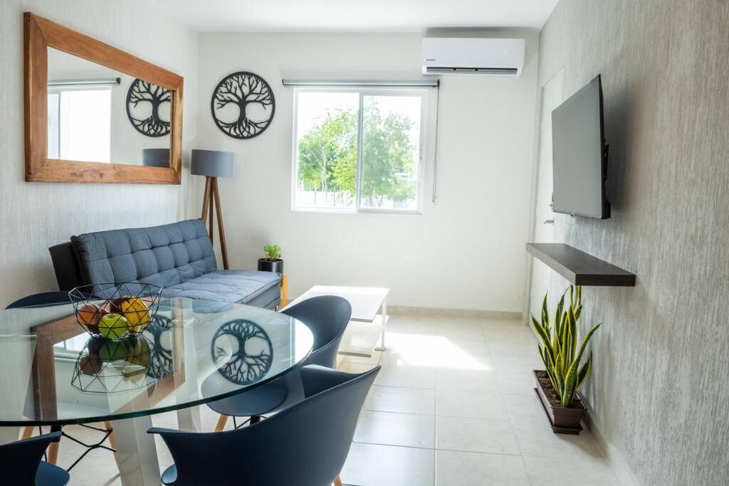 Apartment Depto 2 Rec. Con Vista A La Piscina En C. Privada Playa del Carmen