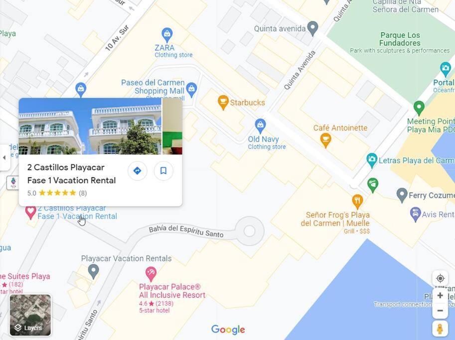 Ferienhaus 18br Up To 50guest Castillos Playacar Walk To And 5th Ave 1000mbps