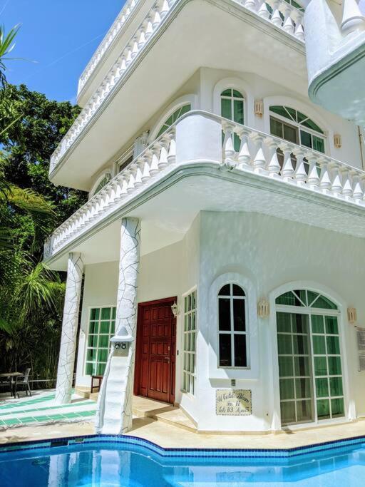 Ferienhaus 18br Up To 50guest Castillos Playacar Walk To And 5th Ave 1000mbps Playa del Carmen