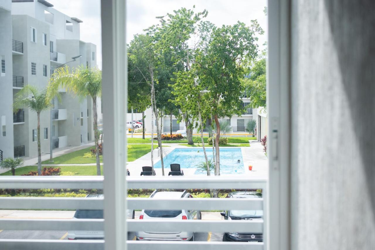 Depto 2 Rec. Con Vista A La Piscina En C. Privada Apartment *