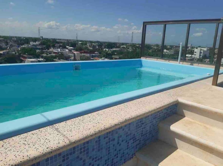 New It's A Piece Of Art 2b-1'5b Roof & Pool Apartment