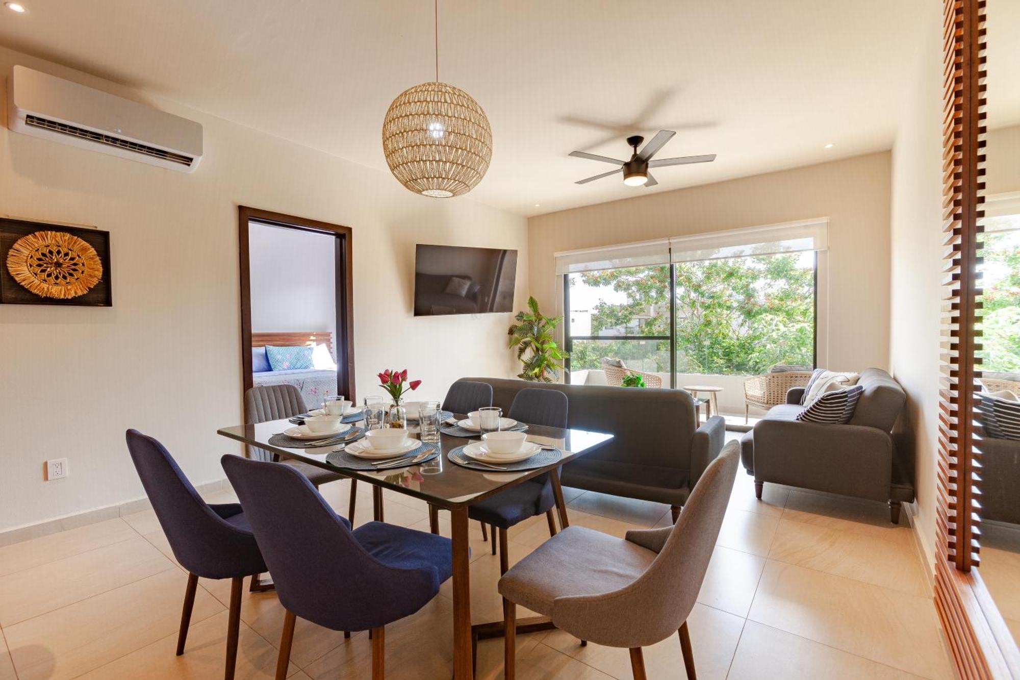 Family Condoph 10min To Wifi 200mb Gym Playa del Carmen