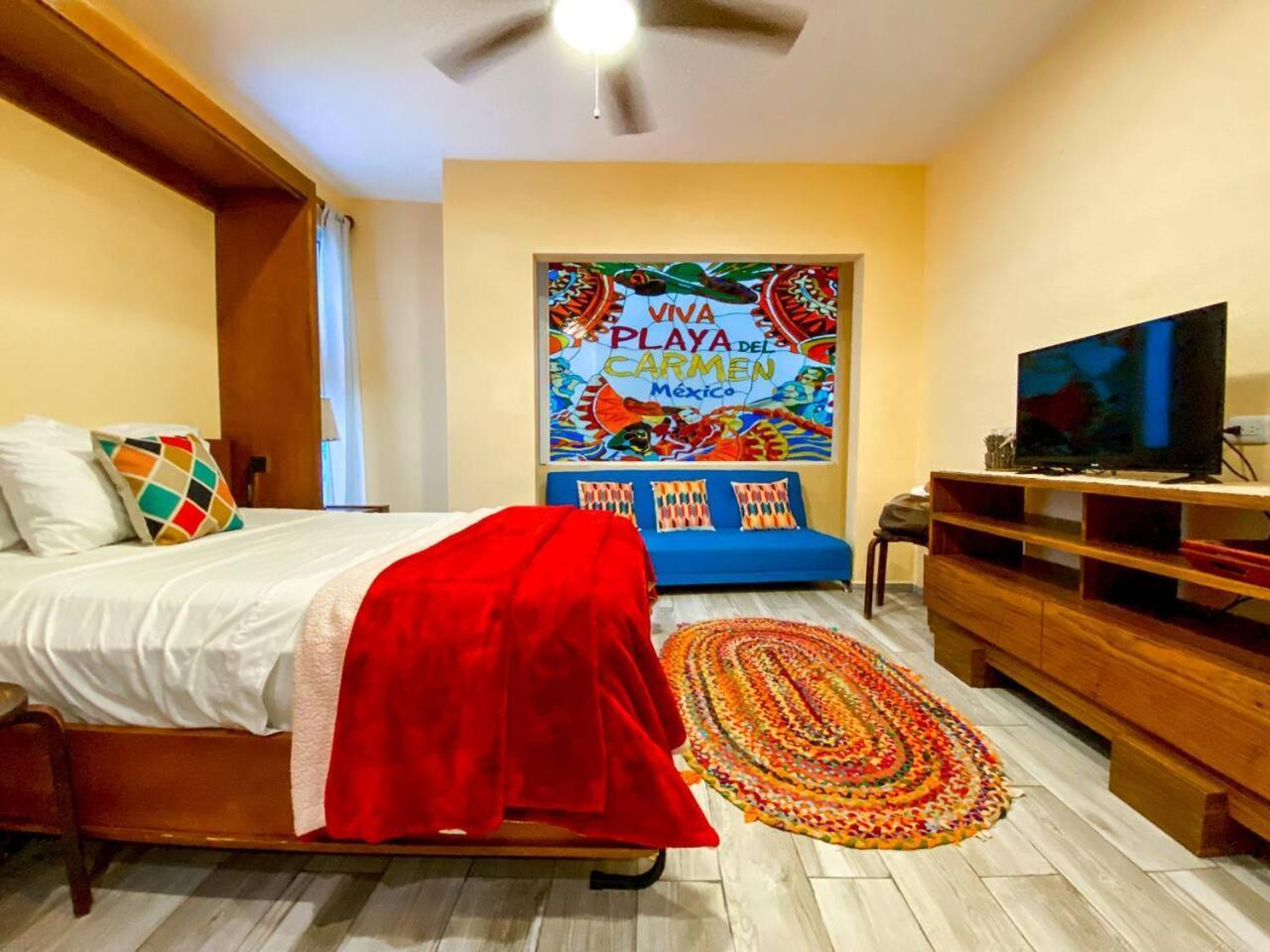Colorful Hacienda Style 2br With Pool Steps To Apartment Playa del Carmen