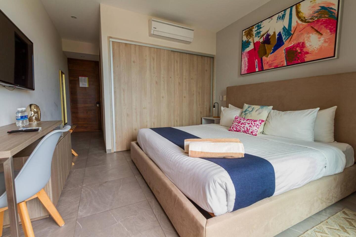 Estupenda Con Cama King 100mb Y Refri Apartment Playa del Carmen