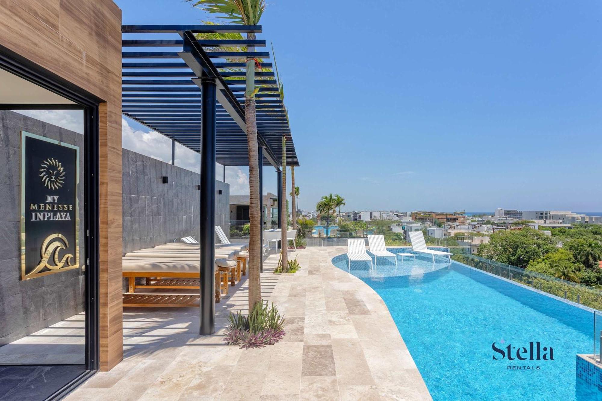 Chic At My Menesse In Playa With Roof Pool Сasa de vacaciones *