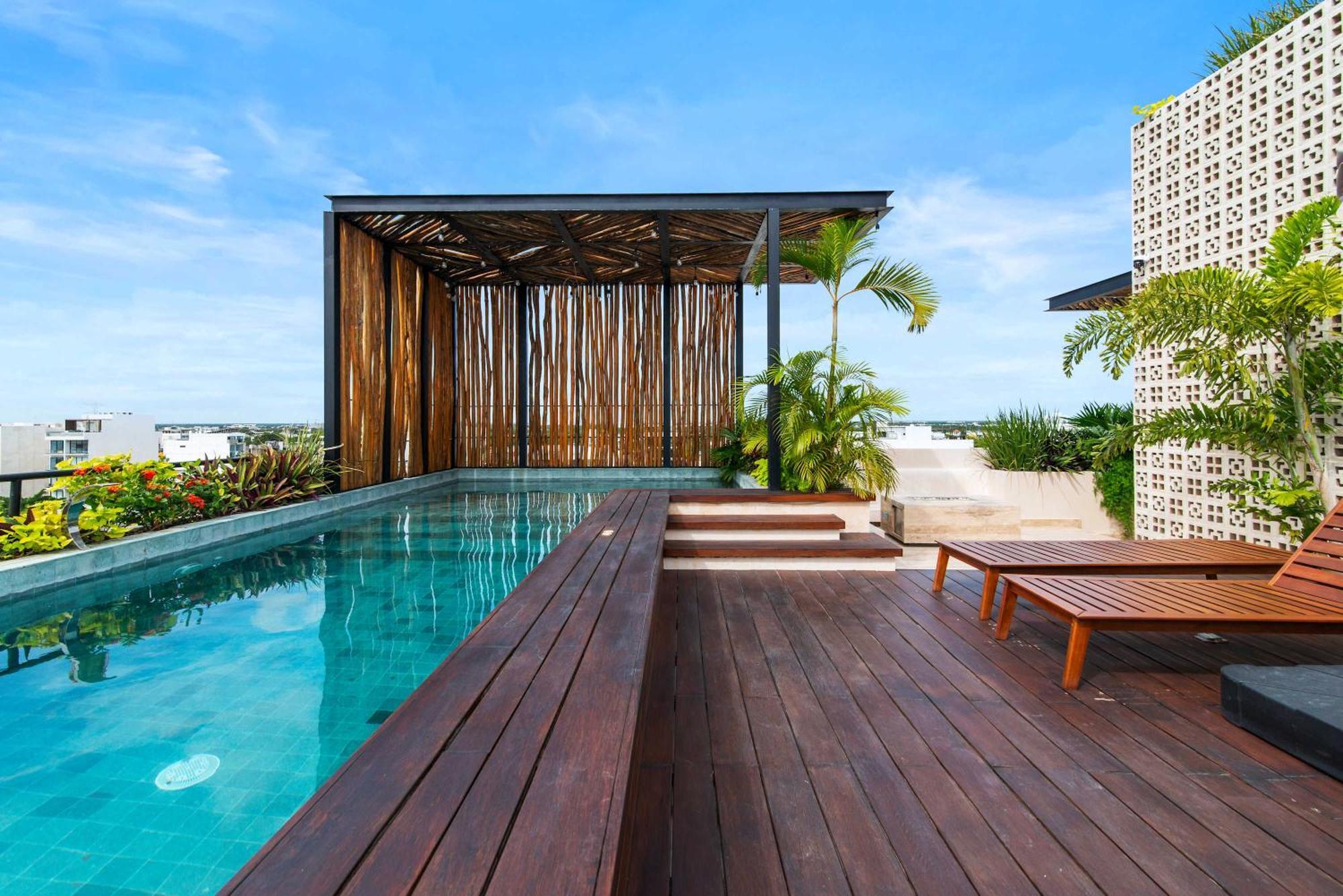 Stunning 2br With Plunge Pool - Rooftop Sea Views Apartment Playa del Carmen