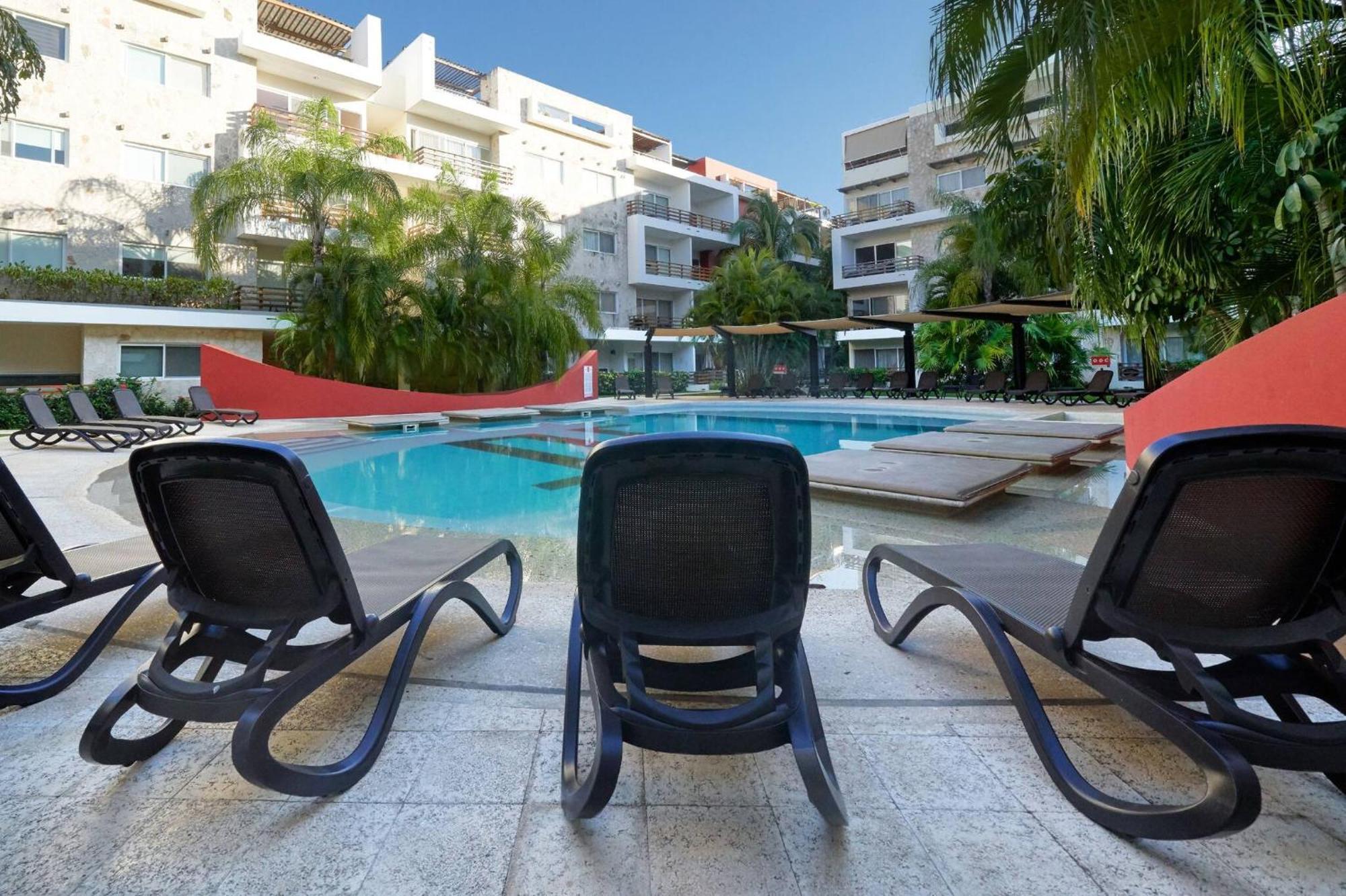 Modern 2 Bedroom With Pool, Bbq & Gym - Solana At Sabbia Ferienhaus Playa del Carmen