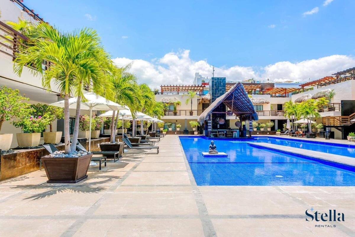 Beachfront Complex Private Patio With Pool Playa del Carmen
