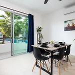 Depa Familiar Pb 6Pax Con Alberca Rodeado De Restaurantes Zona Segura