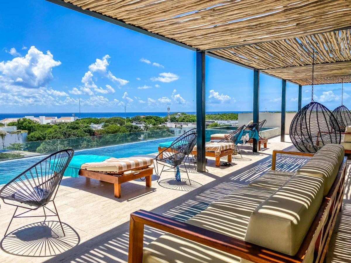 Big At Kaab By The With Roof Pool, Sauna And Jacuzzi Near Paseo Del Carmen Mall Apartamento Playa del Carmen