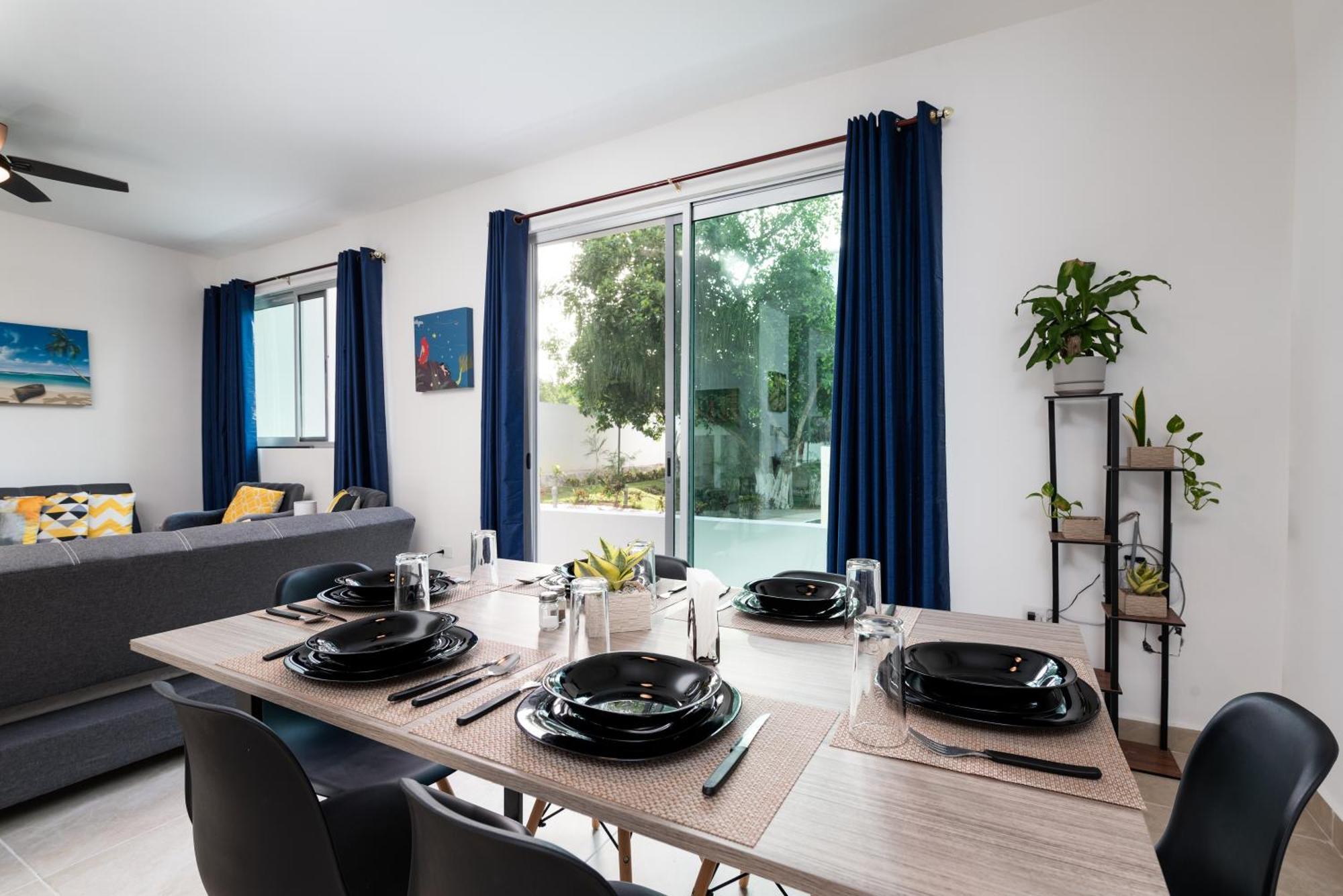 Depa Familiar Pb 6pax Con Alberca Rodeado De Restaurantes Zona Segura Apartment