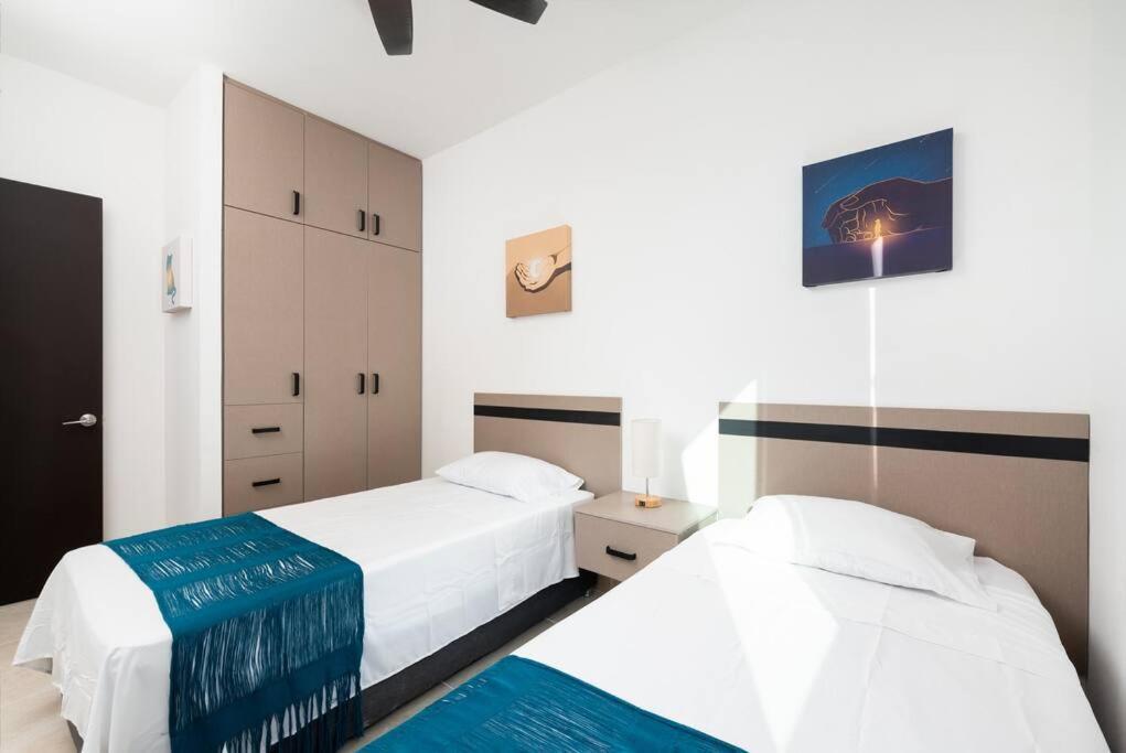 Apartment Depa Familiar Pb 6pax Con Alberca Rodeado De Restaurantes Zona Segura