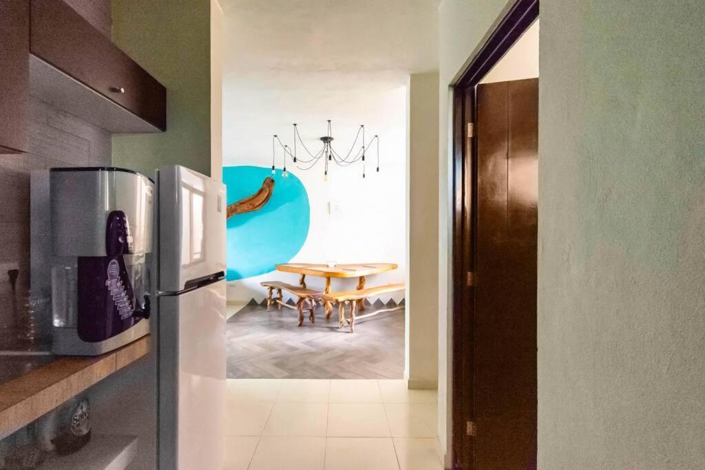 Cenote Penthouse Terraza & Jacuzzi Panoramicos, Muy Amplio, 2 Pisos Tu Uso Personal Y Exclusivo, 3 Recamaras, Excelente Ubicacion, La Playa Y La Quinta Av Caminando A 10 Minutos, Cerca De Restaurantes, Bares, Bancos, Nomadas Digitales 150 Mbps Apartment *