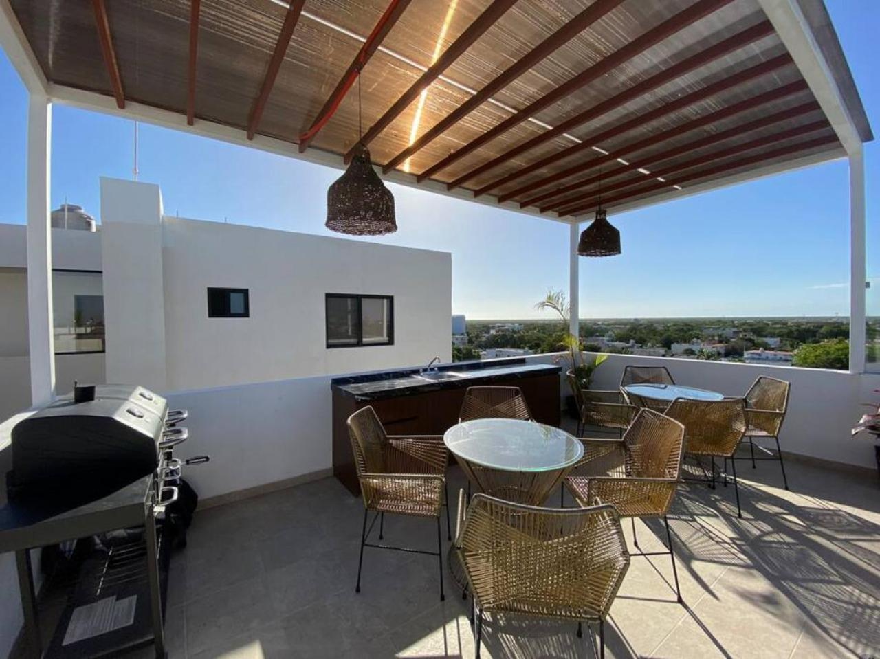 Apartment Fully Equipped 1bd Ph With Gym Rooftop Pool And Bbq Playa del Carmen