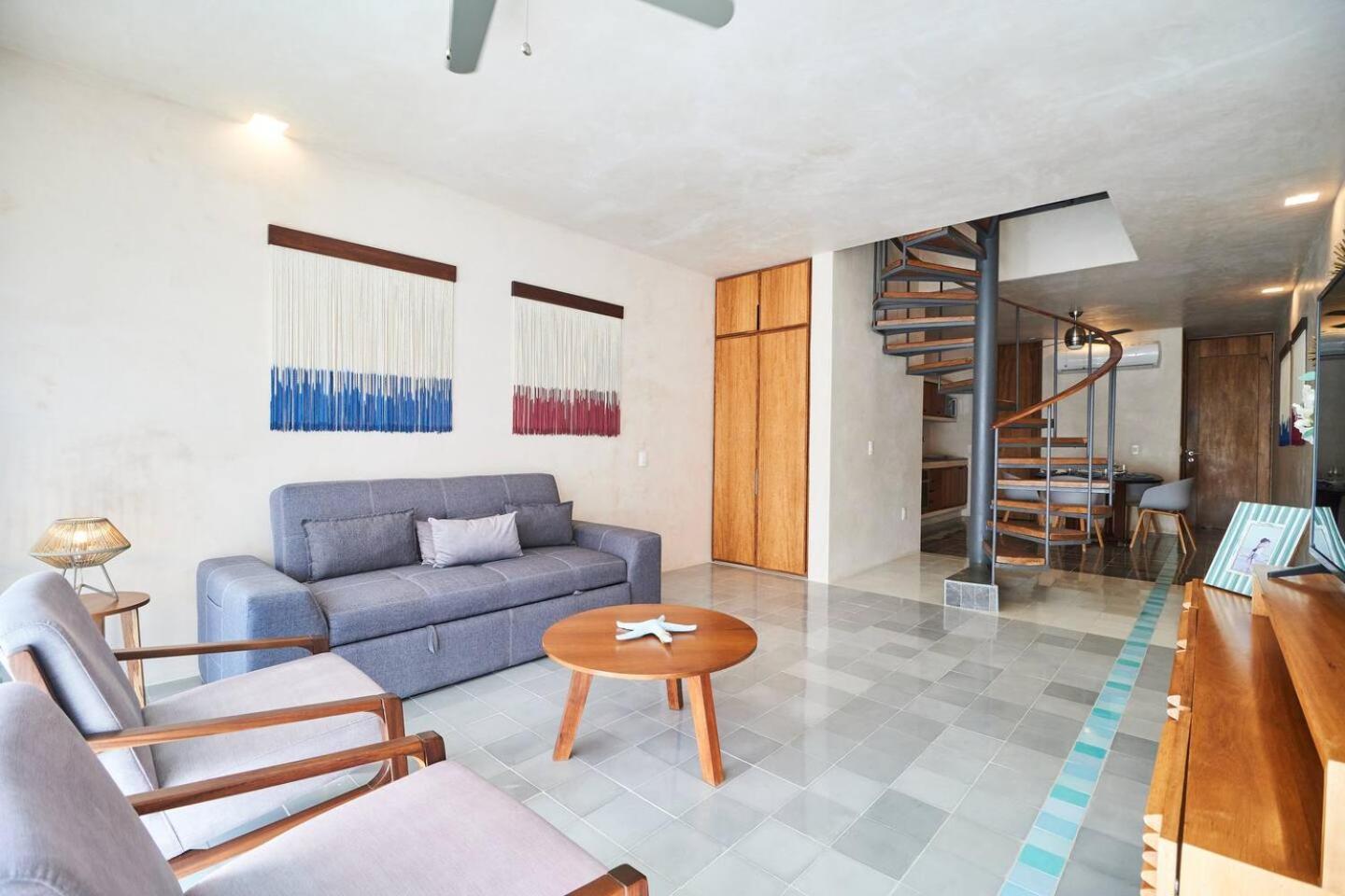 Downtown 4br At 200m 2 Apts In One Apartment Playa del Carmen