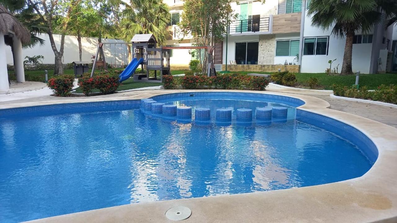 Depa Familiar Pb 6pax Con Alberca Rodeado De Restaurantes Zona Segura Apartment