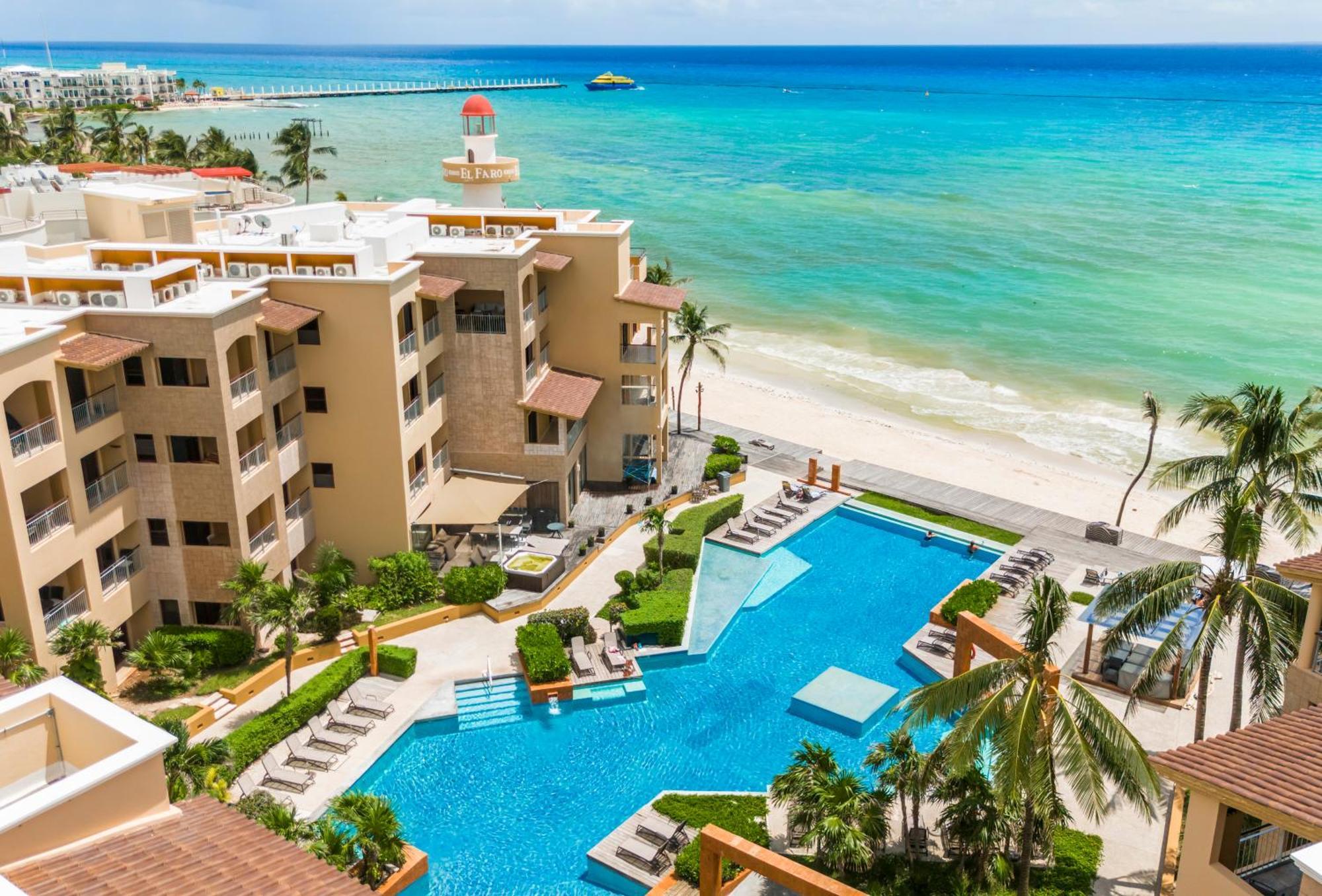Beachfront 1 Bedroom - El Faro, Surf 407 Vakantiehuis Playa del Carmen