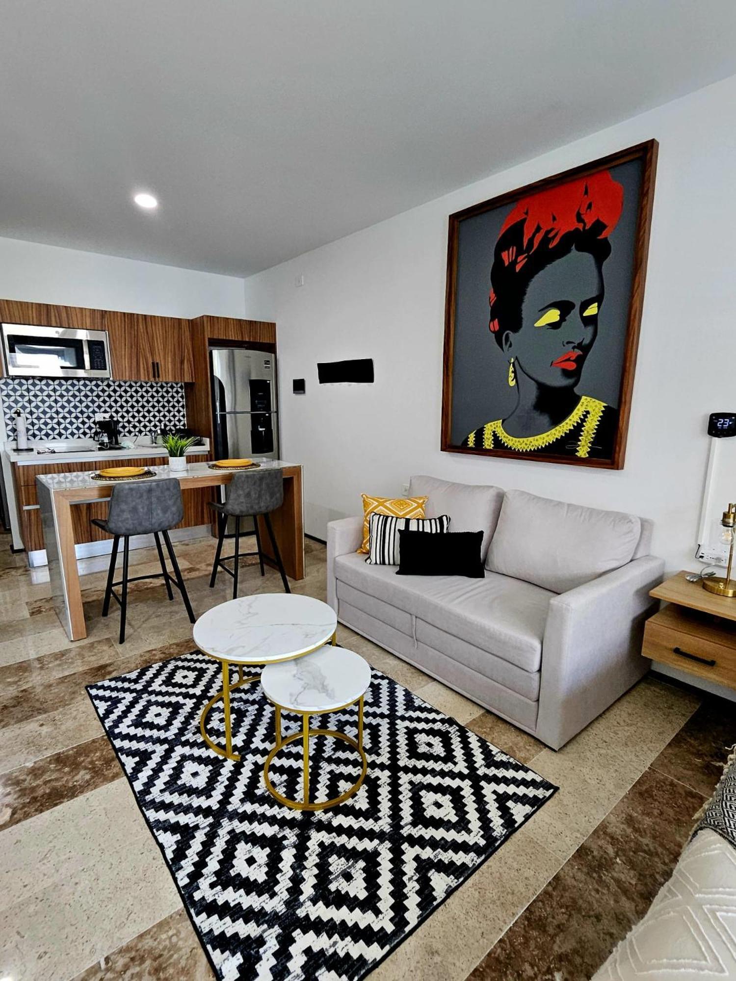 Apartment Stylish With Roof Ocean Views Near Mamitas And 5th Ave Playa del Carmen