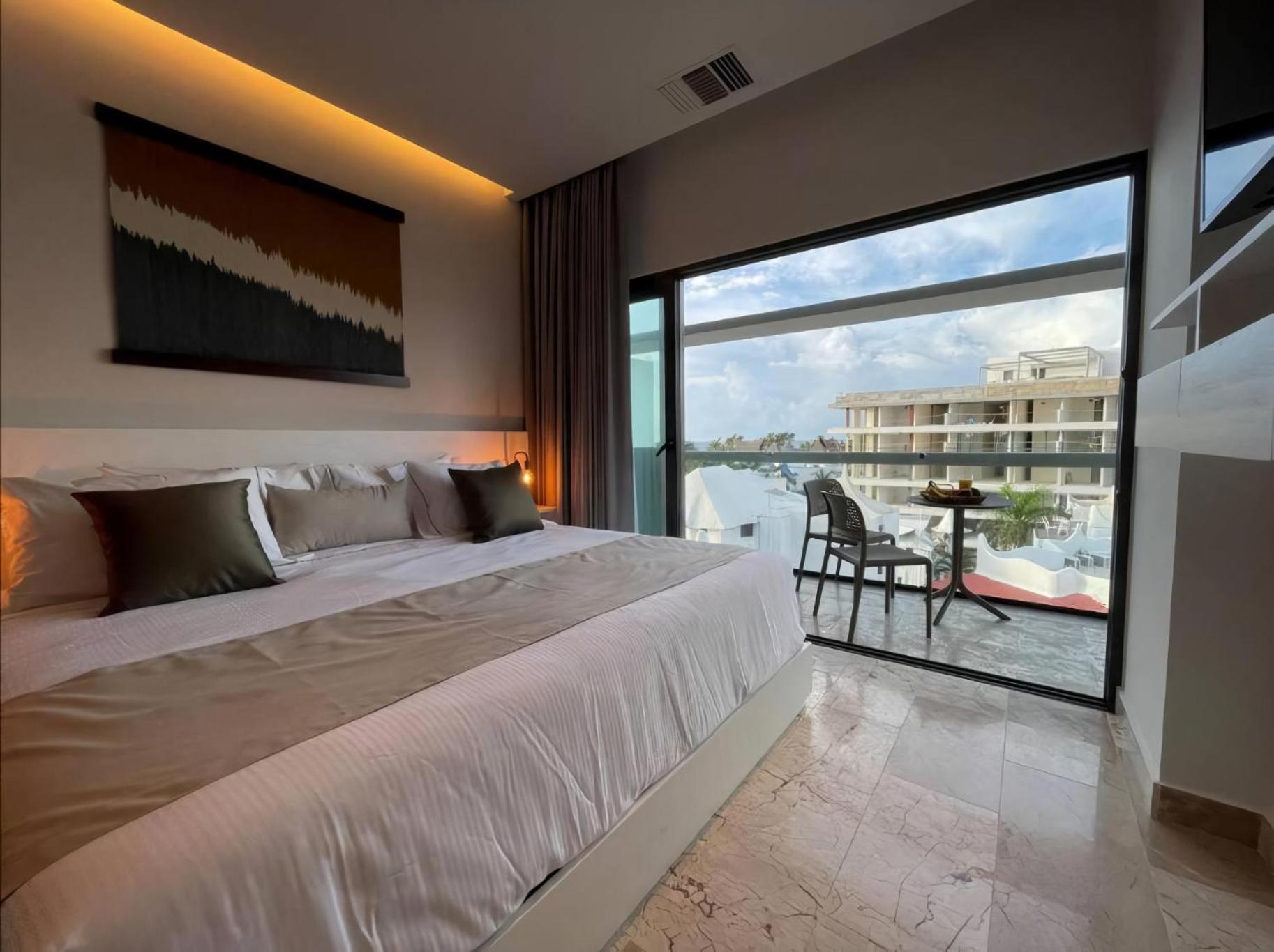 Magnifica Vista Al Mar Caribe En Singular Dreams Apartment Playa del Carmen