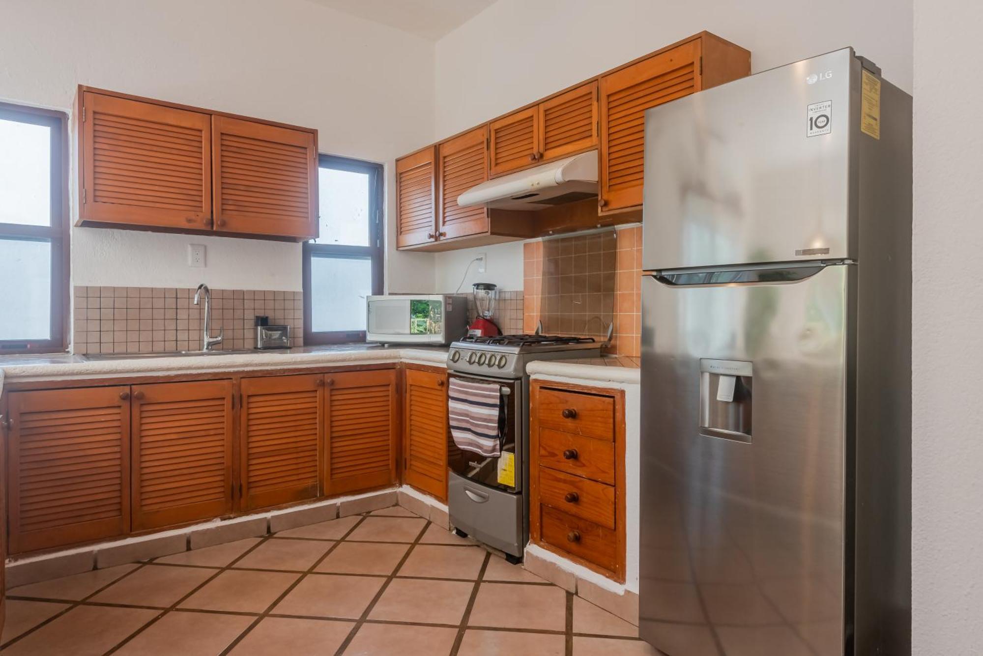 Espacioso Apartamento Gardenias , Playacar 2Bdr