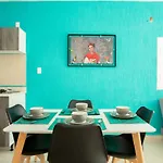 Apartamento Gema Turquesa En Privada Con Seguridad Y Familiar