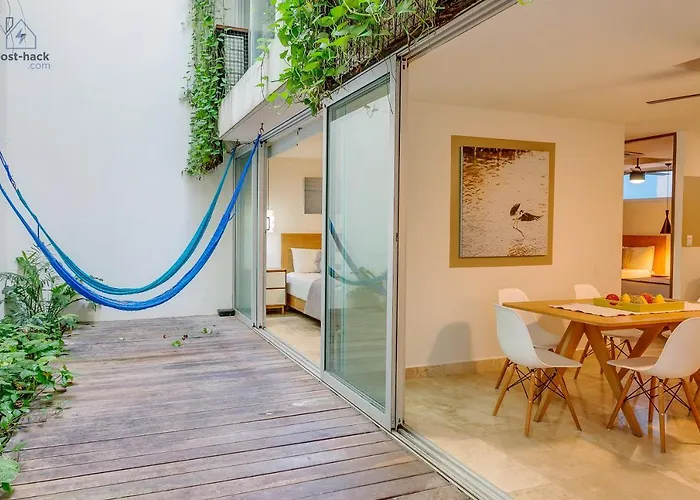 Aptartment With Patio, Rooftop & Pool Close To The Beach - Danzamar 2