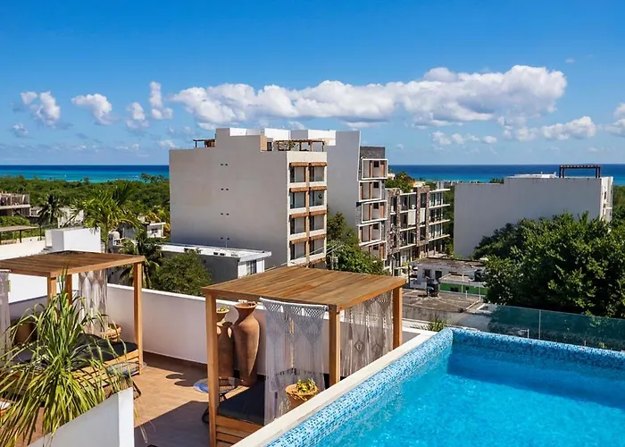 Terrasse Hotel Playa Del Carmen