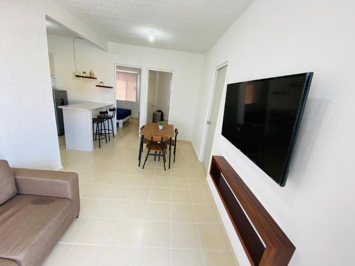 Depa Verano/seguridad/alberca A 13 Min Playa En Auto Appartement Playa del Carmen