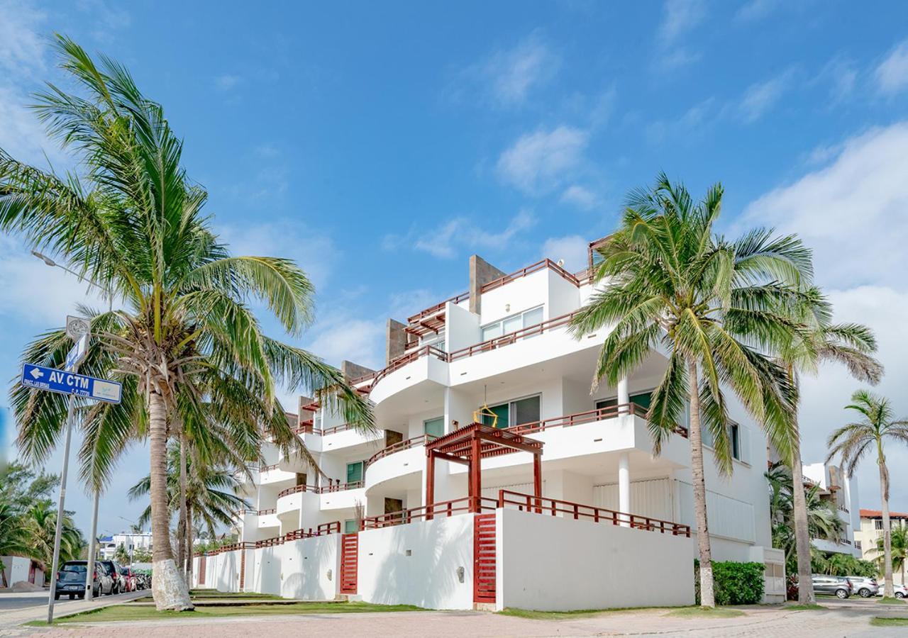 Beachfront Penthouse With 3 Bedrooms & Ocean View - Nubes Holiday home Playa del Carmen