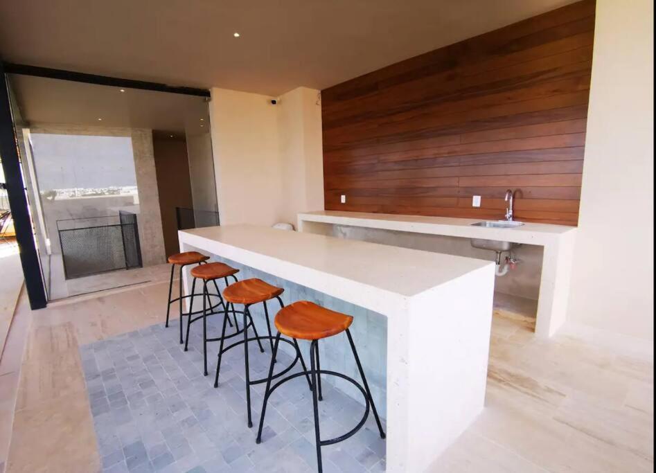 Kaab South - Beautiful Big - Rooftop Pool Ocean View Apartment Playa del Carmen