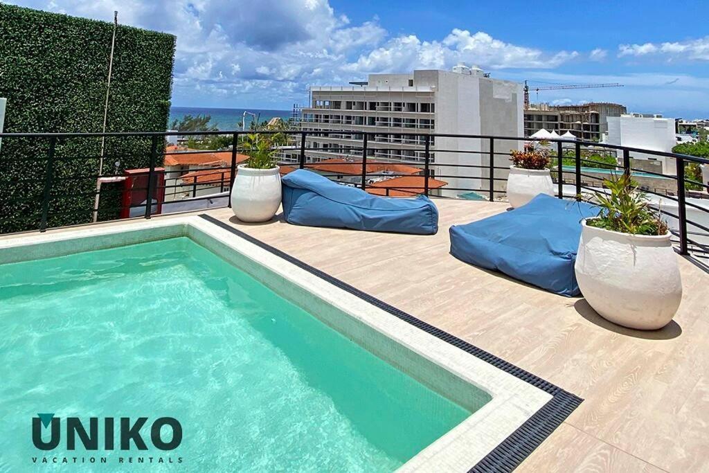 1 Block To The 2br 6pax Rooftop Pool King Bed Appartement Playa del Carmen