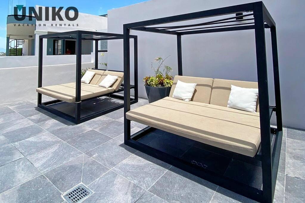 1 Block To The 2br 6pax Rooftop Pool King Bed Appartement Playa del Carmen