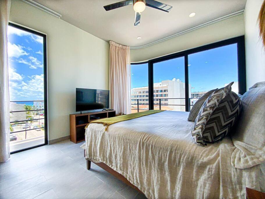 Apartment Beautiful + Luxury + Ocean View + Pool Playa del Carmen
