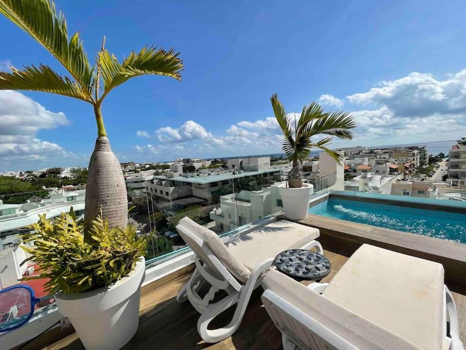 Penthouse On 5av! Private Pool! Rooftop With Ocean View Playa del Carmen