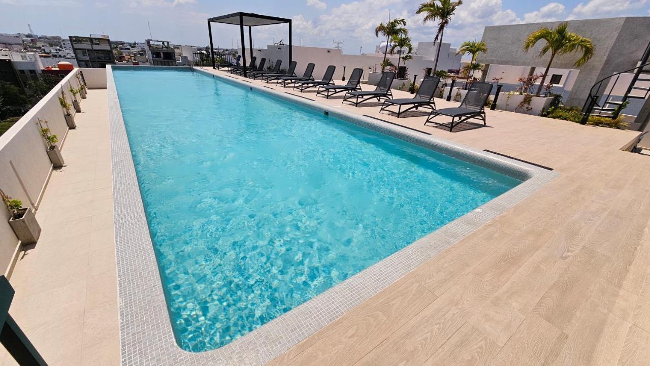 Fancy 3 Bedroom In Downtown Playa Rooftop Pool Gym Apartamento *