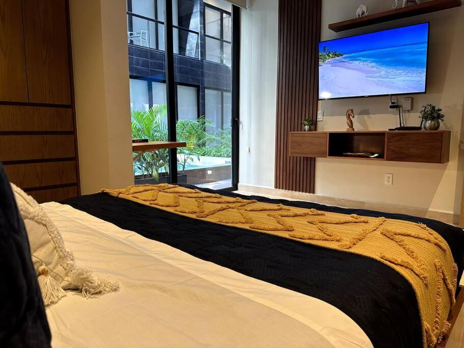 Apartment 1br Modern Loft With Pool View, Rooftop & Gym Playa del Carmen
