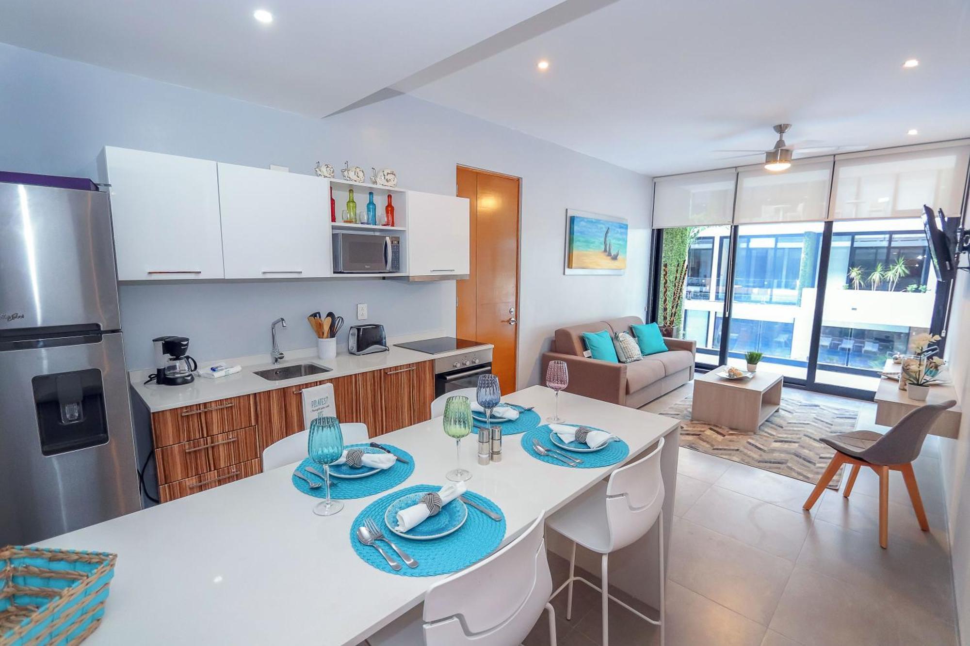 Apartment Luxury 1 Bedroom - 2 Pools & Gym - At The - Descanso Playa del Carmen