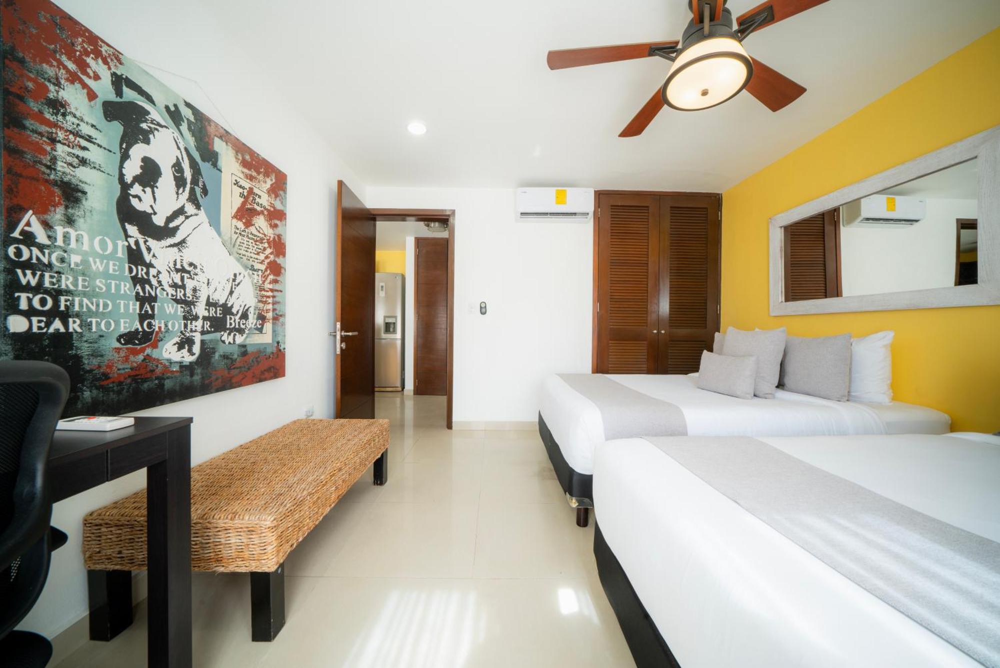 Apartment 2 Bedroom Penthouse With Private Jacuzzi Next To Fifth Avenue And Beach - Plaza Paraiso A203