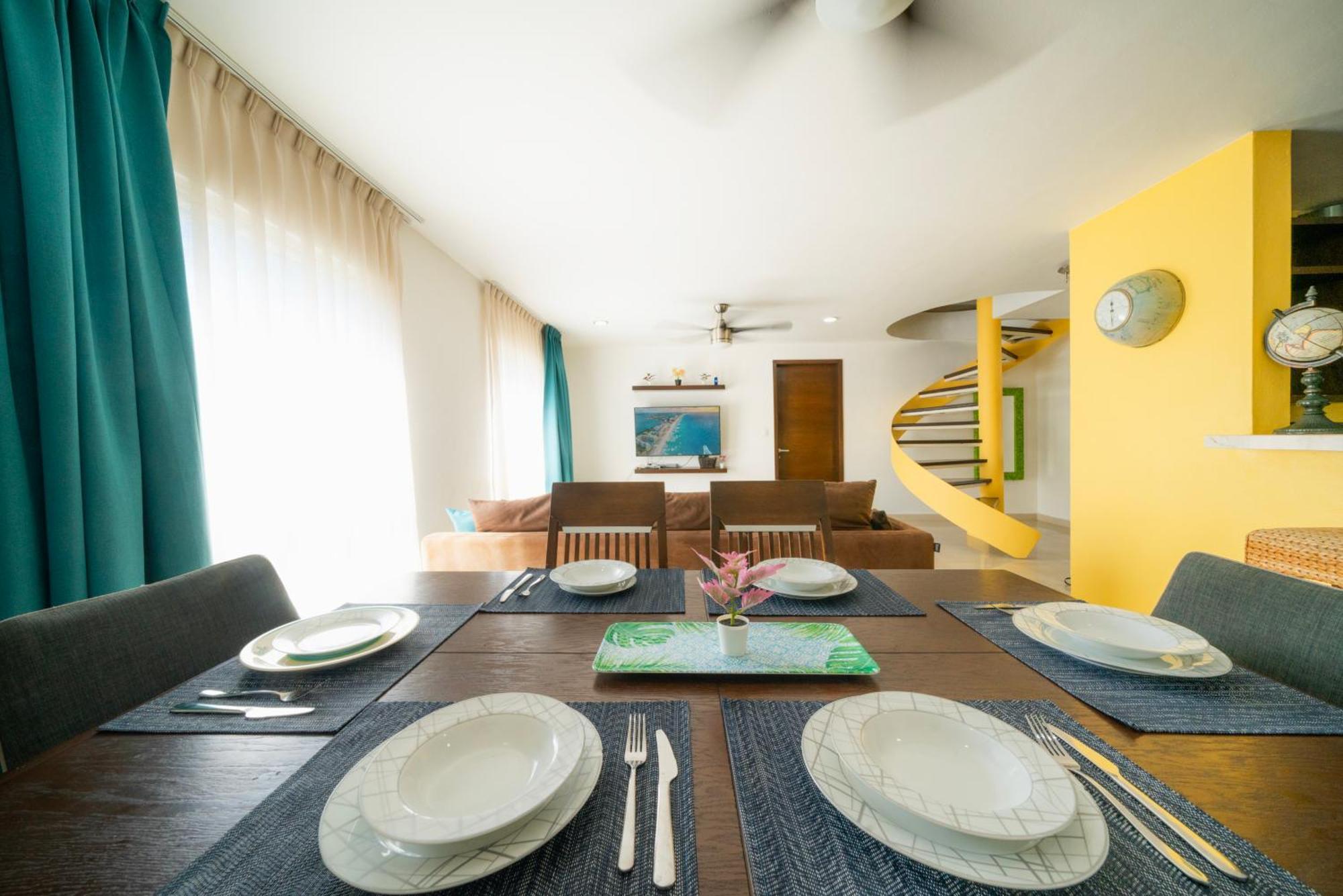 Apartment 2 Bedroom Penthouse With Private Jacuzzi Next To Fifth Avenue And Beach - Plaza Paraiso A203