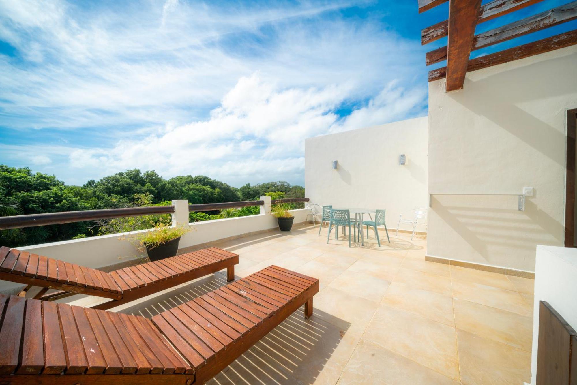 2 Bedroom Penthouse With Private Jacuzzi Next To Fifth Avenue And Beach - Plaza Paraiso A203 Apartment *