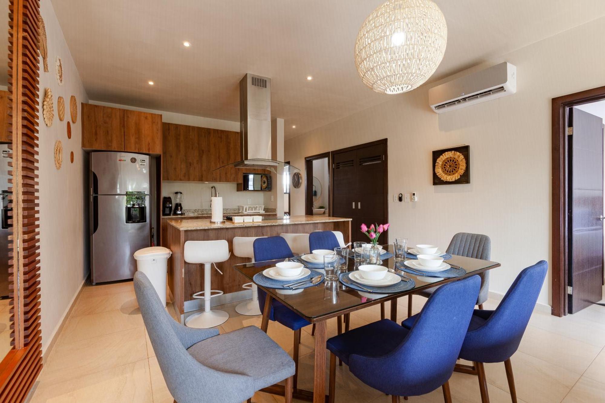 Family Condoph 10min To Wifi 200mb Gym Playa del Carmen