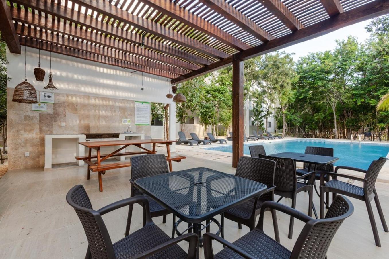 Modern Wifi 200mb, 2 Gyms, 6pools, Balcony Ferienhaus Playa del Carmen