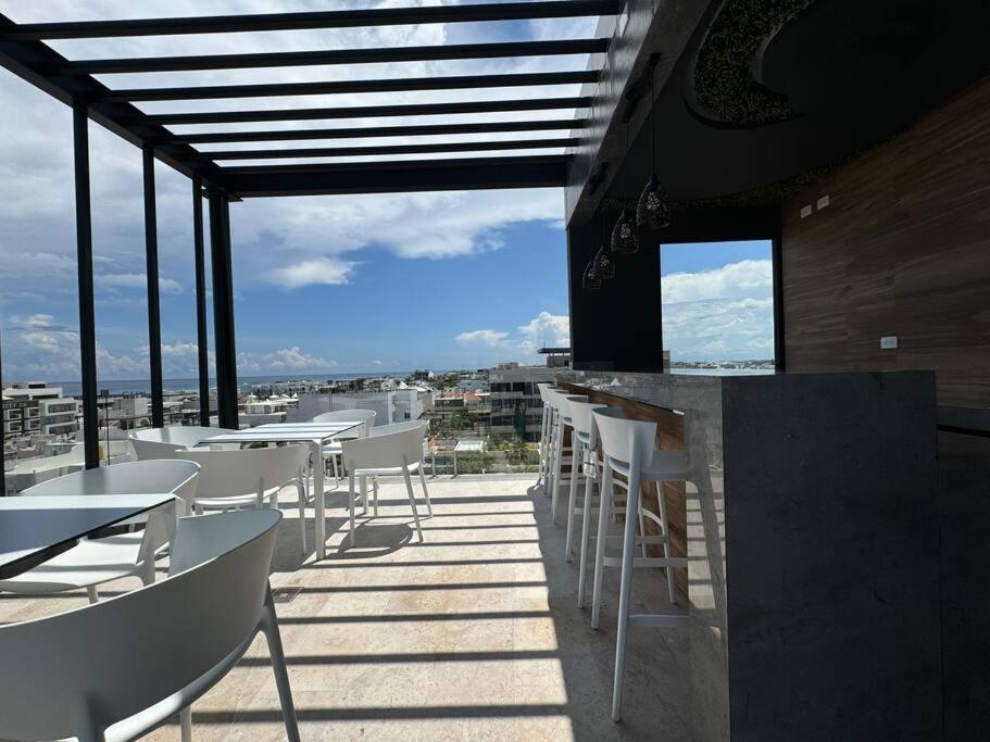 M-403 Brand New Studio, Ocean View Terrace, Pool And Gym Apartment Playa del Carmen