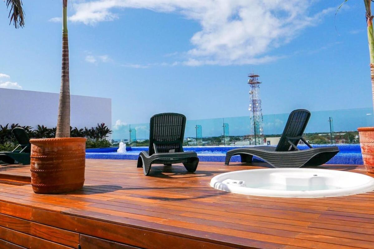 Appartement Luxe Top-floor Incredible Roof Pool At Complex