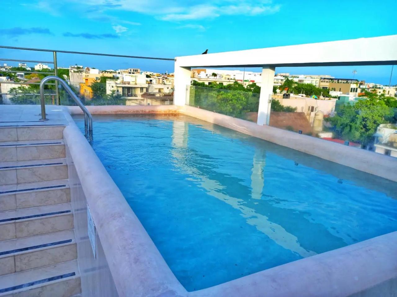 Piscina En La Cima Lujoso En Playa del Carmen