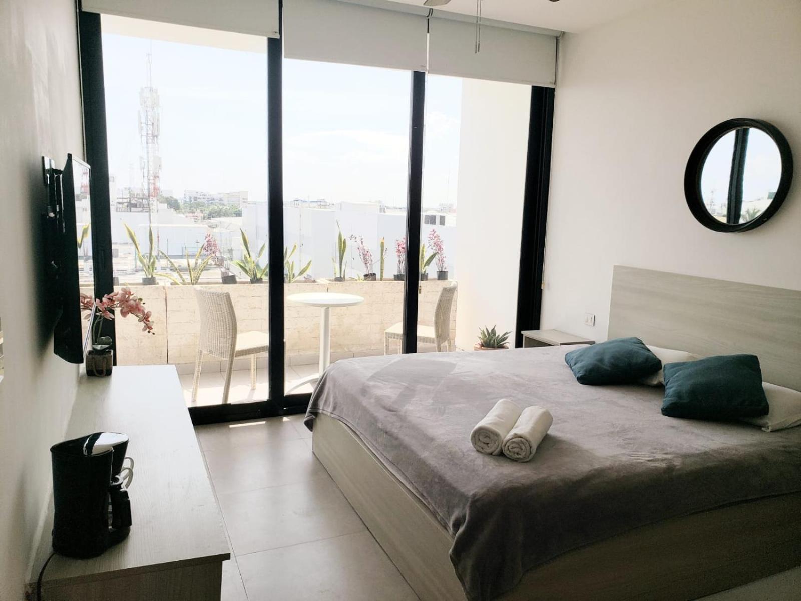 Aura With Balcony, Pool, Gym & Sauna