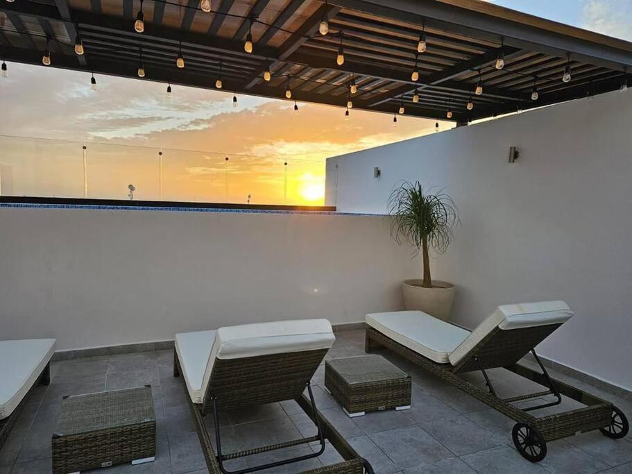 Depto Moderno 1br Gimnasio Sauna Jacuzzi Y Piscina Rooftop *