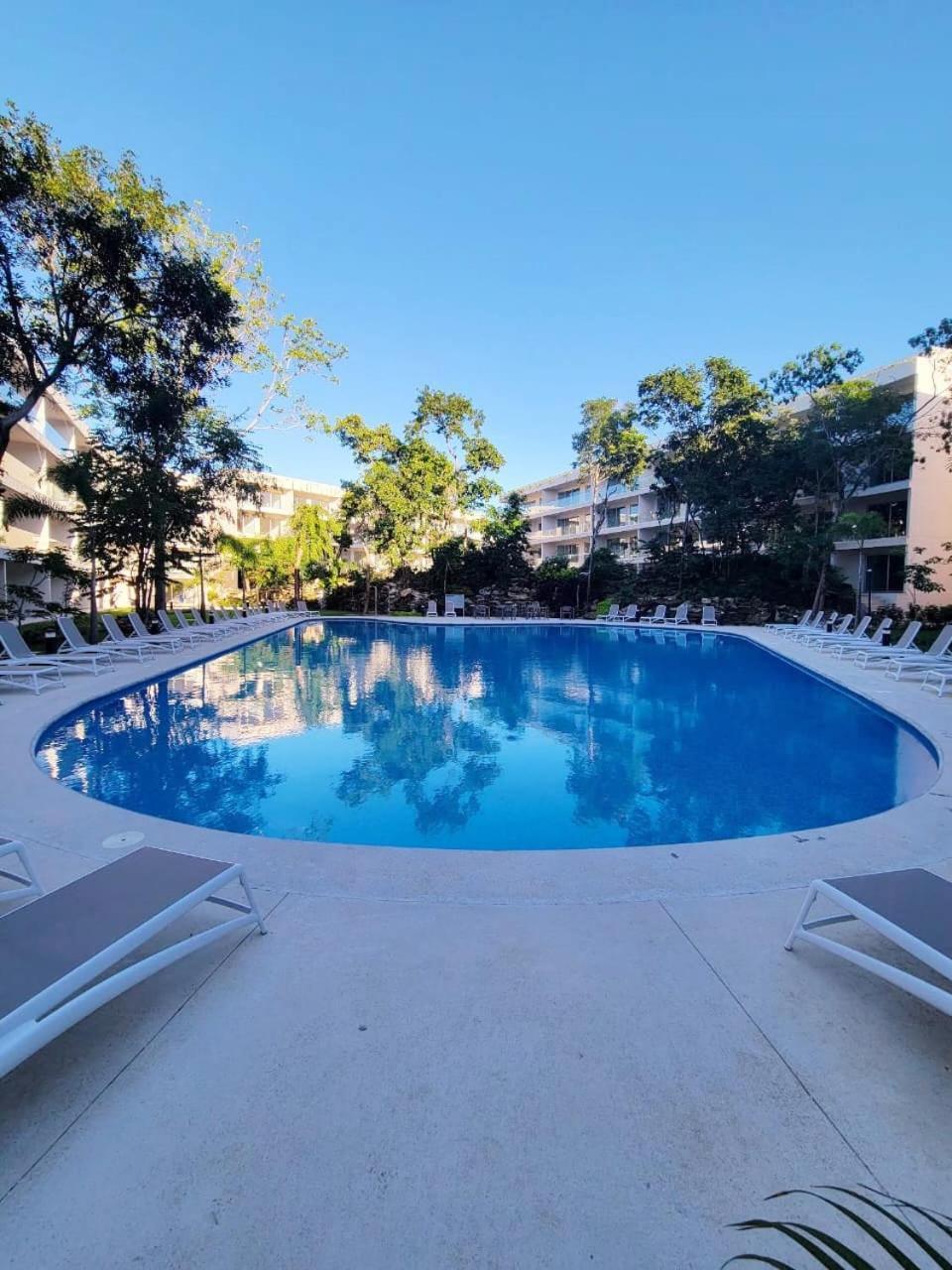 Modern Playacar With Poolside Views & Nature Apartment *