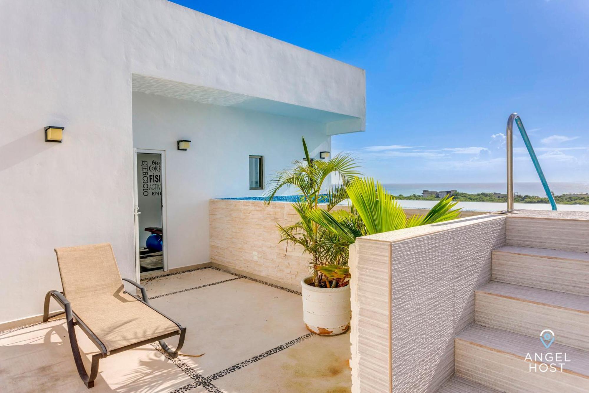 Tranquil Oceanview Rooftop Pool Gym W&d Apartment *
